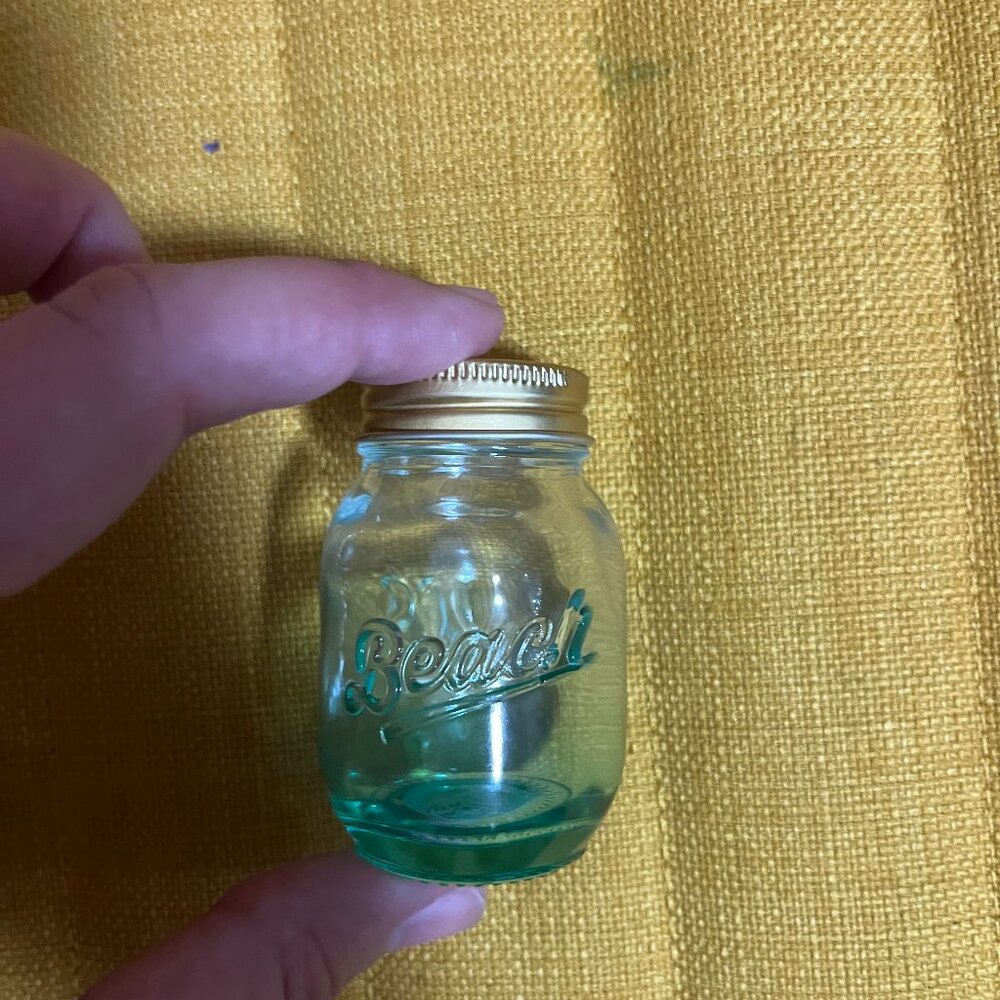 Beach mini seaglass jar